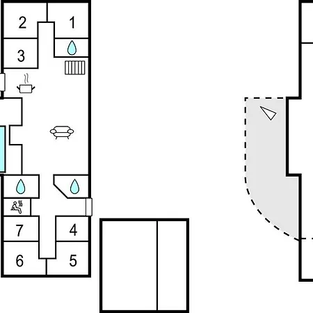 Stunning In Harboore With Sauna 펜션